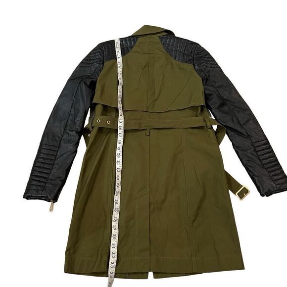 rebecca minkoff keiffer mixed media trench coat Size S - Picture 7 of 9